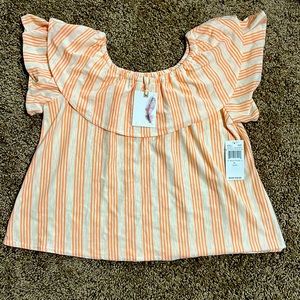 Jessica Simpson stripe girls xl 14/16 top. Super cute and soft. NWT